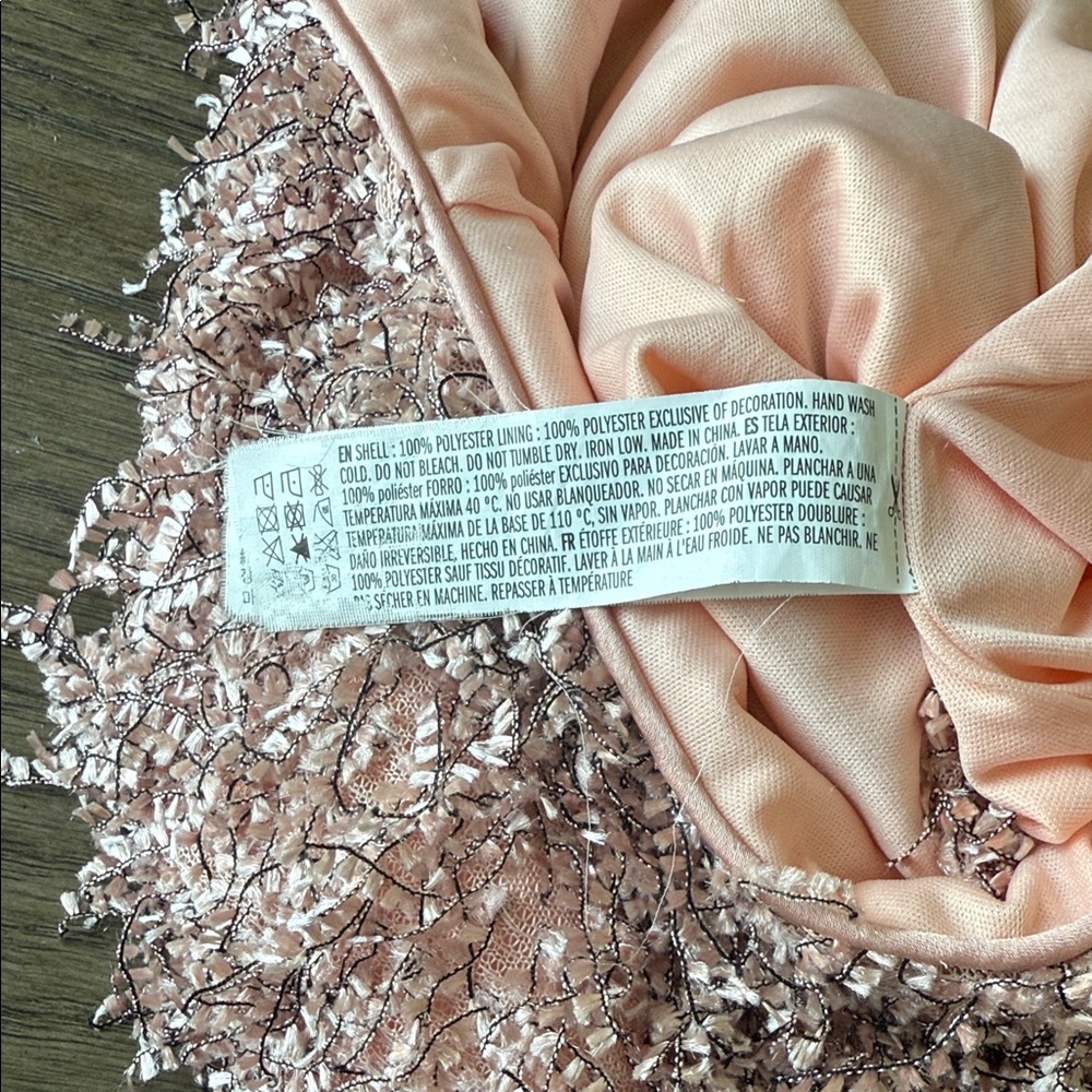 Endless Rose Shaggy Pink Mini Skirt - Picture 7 of 9